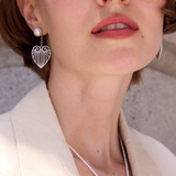Heartline Pearl Earrings