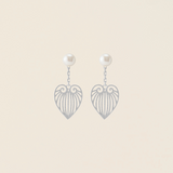 Heartline Pearl Earrings