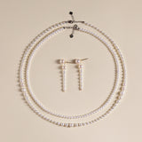 These elegant earrings are made with eight beautifully round and smooth Freshwater Akoya pearls, arranged from largest to smallest. The lustrous pearls will add a delicate and sophisticated touch to your outfit, whether it’s for a casual day or a special evening event. Each pearl’s natural beauty is sure to catch the light and enhance your look.
Materials & Craftsmanship: We use only the finest Freshwater Akoya pearls, carefully selected for their luster and quality. Each pair of earrings is handmade with a
