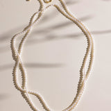 Freshwater Pearl Long Layering Necklace | Effortless Elegance for Every Season | Fall Outfit | Christmas Gift
Whether you're wearing a cozy fall sweater or a simple t-shirt or blouse, this long pearl necklace brings life and a touch of chic style to any outfit. The lustrous pearls catch the light beautifully, adding an effortless sophistication. Sometimes, the simplest pearl pieces create the most timeless and fashionable looks.