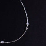 Starry Sky Necklace - 925 Sterling Silver with Delicate Seed Pearls | Real Freshwater Pearls | Christmas Gift irregular pearls, birthday gift for her 
