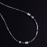 Starry Sky Necklace - 925 Sterling Silver with Delicate Seed Pearls | Real Freshwater Pearls | Christmas Gift irregular pearls, birthday gift for her 