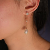Freshwater Pearl Drop Earrings | Delicate & Radiant Design
